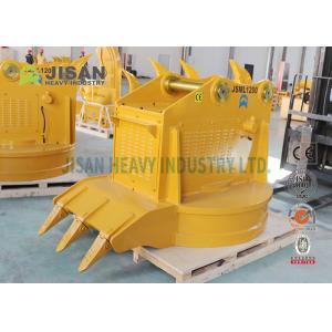 Electro Metal Scrap Lifting Magnet , Ripper Hydraulic Excavator Magnet