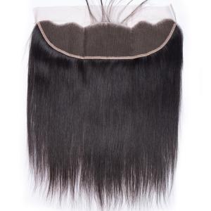 8''Indian Straight Bundles With Closure Virgin Hair Extensions Real Human Hair