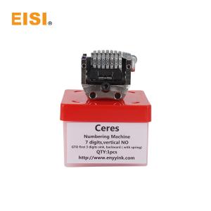 GTO52 Numbering Machine 7-Digit Backward Vertical Three Digit Dip