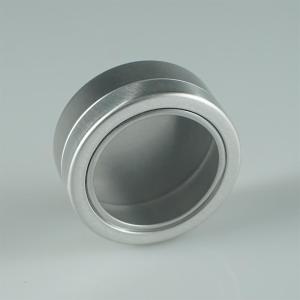 Aluminum Empty 5g 10g 20g Ps Plastic Screw Cap Jar tin box with clear pvc window