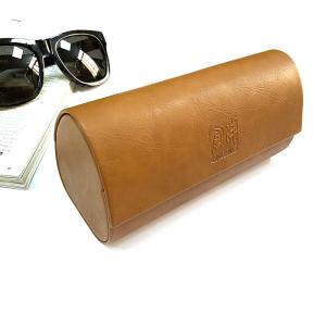 Custom Big Size Retro Leather Hard Sunglasses Case Protector Holder Box