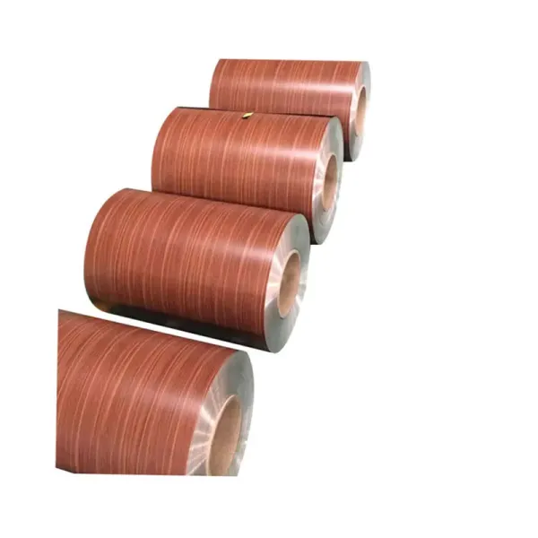 Wood Grain Pattern Printed Color Coated Steel Coil PPGI Roll