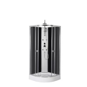 PVC Functional Panel Transparent Quadrant Shower Cubicles Normal Temperature