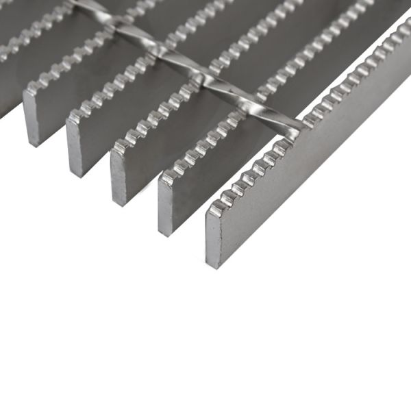 Buy Intensive Bar Serrated Steel Grating Stainless 316 Drainage at wholesale prices
