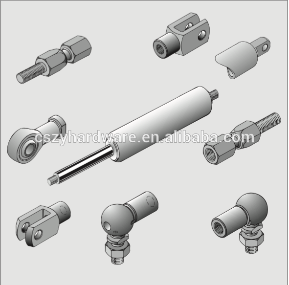 Stainless Steel 316 Gas Spring lift struts for waterproof Marine Boat sea boat