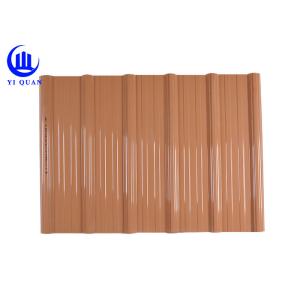 China Resistance To Impact PVC Plastic Spanish Roof Tiles Prices Waterproof on sale