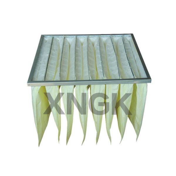 Buy Synthetic Media Pocket Air Filter  V Shape Galvanized Steel Frame at wholesale prices