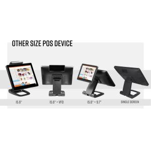 15.6 Inch Capacitive Touch Screen POS System with LED8digits/VFD220/9.7" 2nd