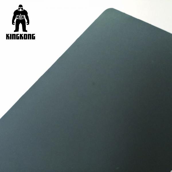 KingKong Luxury Silicon Black Steel Business Cards Matte Finished Exceptional Feeling
