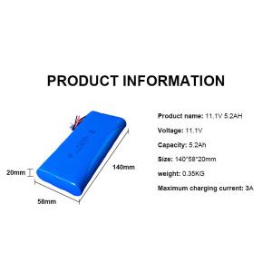 18650 custom Lithium Ion Battery Pack Anode Material Security