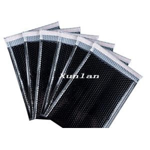 A4 Metallic Bubble Mailers Aluminum Film Black Shock Resistance