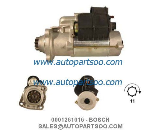 Buy 0001261016 0001261016 - BOSCH Starter Motor 24V 5.5KW 11T at wholesale prices