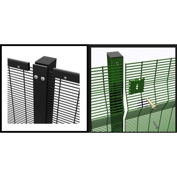 High Security Fence galvanized 358 Fence welded wire mesh panel fencing