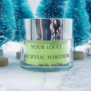 Free Sample Colored Fast Dry Acrylic Nail Powder High Gloss Acrylic Dipping