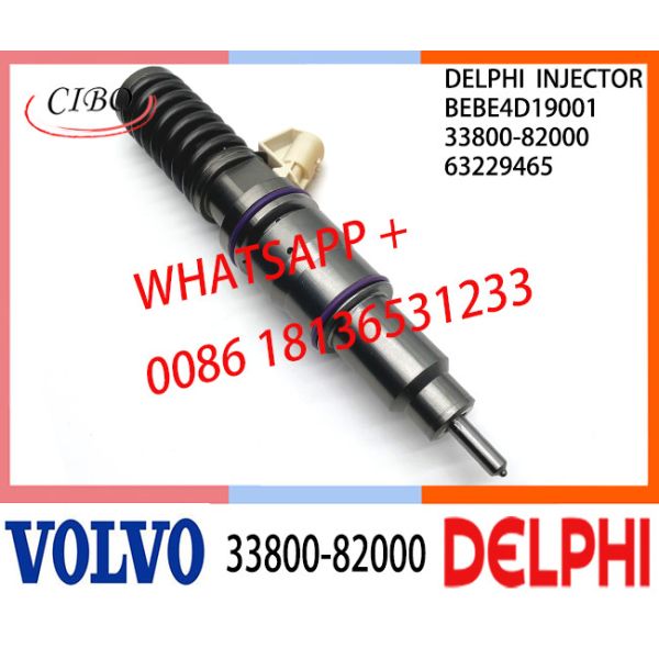 33800-82000 BEBE4D19001 Fuel engine Diesel Injector 33800-82000 BEBE4D19001 63229465 E3.18 for HYUNDAI 12L HIGH POWER