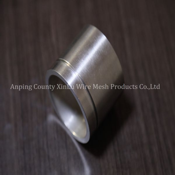 Stainless Steel V Wire Wrapped Continuous Slot Johnson Strainer Tube with Bevel Plain End Connection