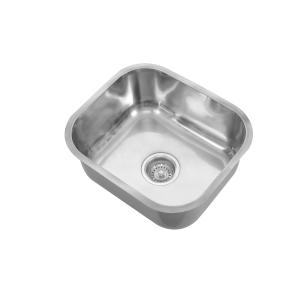 44*39cm Rectangular Undermount Stainless Steel Kitchen Sink No Magnetic