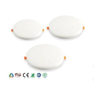 Round Plastic LED Slim Panel Light 18W 1800LM 80Ra Warm White ROHS