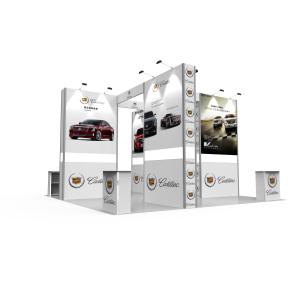 Portable Exhibition Custom Tradeshow Booth Aluminum Frame Material