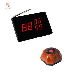 Wireless restaurant waiter service calling system digital screen display call
