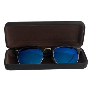 Eco Friendly Black Luxury Clamshell Sunglasses Case