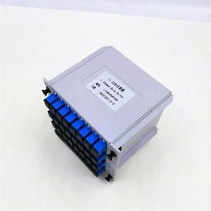 SC APC PLC 1X 32 1x16 single mode splitter fiber optical box 8 way FTTH PLC