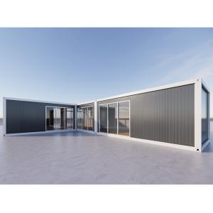 BOX SPACE Shipping Container Homes 40 Ft Luxury 2 Floor Container House Prefab