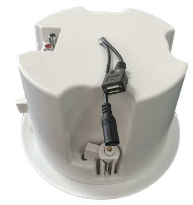 AC-306C Bluetooth USB 6 Inch Coaxial Active Speaker 2*30W 15V/2A ABS Ceiling