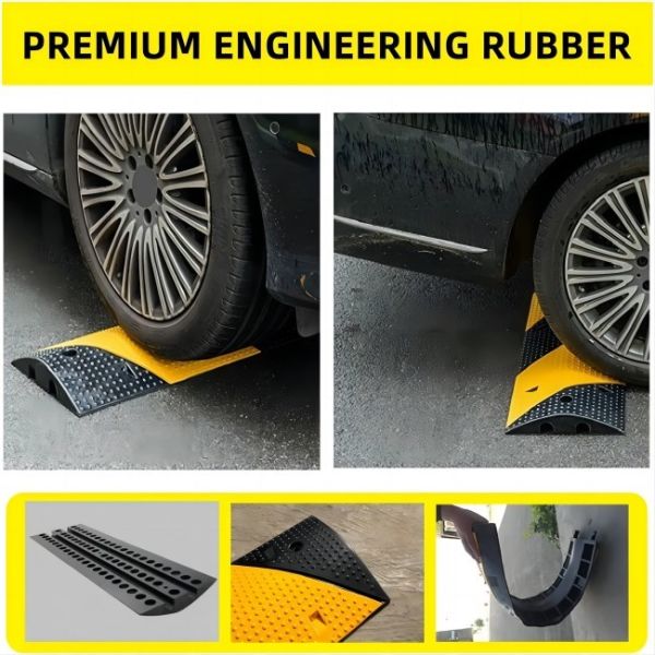 27lbs 10kgs Heavy Duty Rubber Speed Hump Cable Protector Hump
