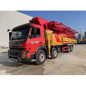 Sany 62M Concrete Pump Truck with 170 m³/h Output and 13.5 MPa Pressure on Volvo