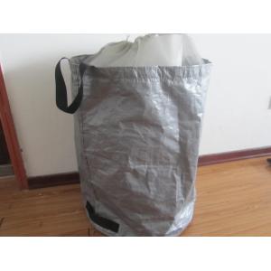 Quality custom made PE tarpaulin garden bag , sewn PE bag for sale