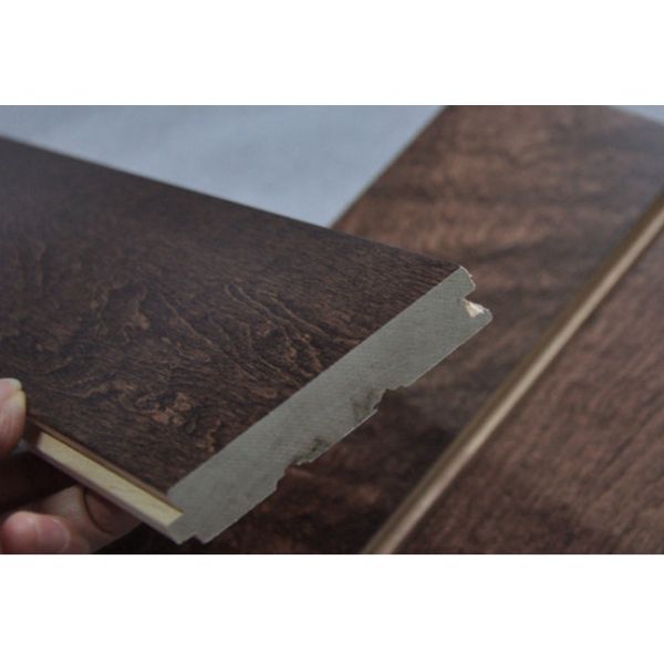 Buy dark stained chinese maple hardwood flooring at wholesale prices