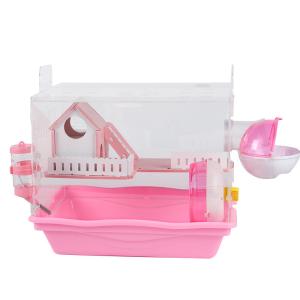 China Breathable Large Plastic Double Layer Hamster Cage 37mm Length on sale