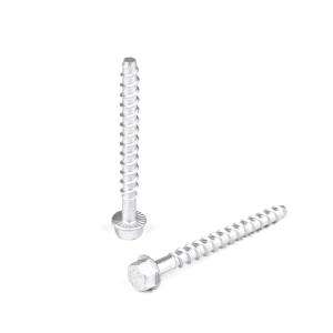 Plain Finish Hexagonal Cement Screws for Concrete Anchoring in Masonry Support