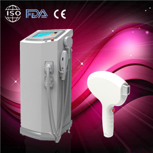 808nm+IPL Diode Laser Hair Removal Machine with 1800W, 70J/c㎡ output power