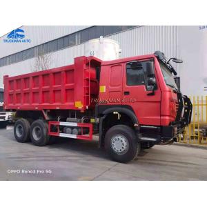 371HP 6x4 Sino Dump Truck With Military Bumper South Sudan