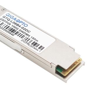 100GBASE-SWDM4 QSFP28 850nm-940nm MMF Transceiver 100m DOM LC