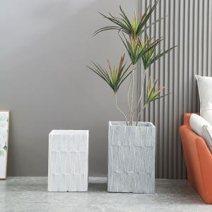 Stunning Garden With Our Durable Fiber Clay Planters D440*390MM