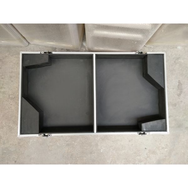 Orange Speaker Audio Road Aluminum Tool Cases with 9mm Thickness Fireproof Plywood Board