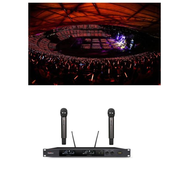 Buy Diversity Receiver Wireless Handheld Microphone With Single Channel Bodypack at wholesale prices