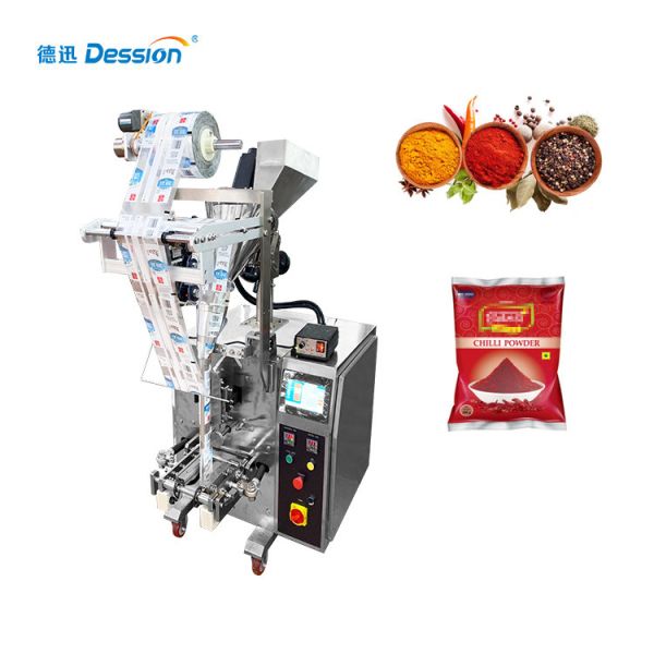 Buy 40mm Masala Powder Spice Back Seal Sachet Packing Machine at wholesale prices