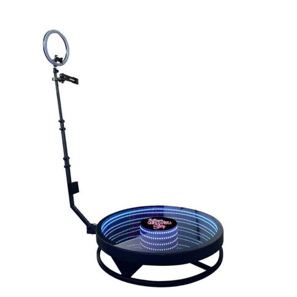 100cm 115cm 360 Photo Booth Stand LED Slow Motion Video Booth Wedding