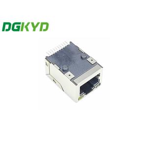 DGKYD911B031AB2A7S057 Ethernet Pcb Rj45 Jack Connector With LED SMD