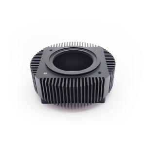 Black Anodized Aluminum Heat Sink Profiles Shower Extrusion 6005 6005