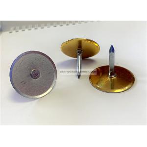 3.4mm Cupped Head Capacitor Discharge Weld Pins For Metal Air Duct Insulation