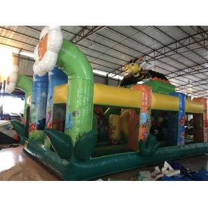 Inflatable Fun City Insects Theme Obstacle Course Bouncy Castle Combo