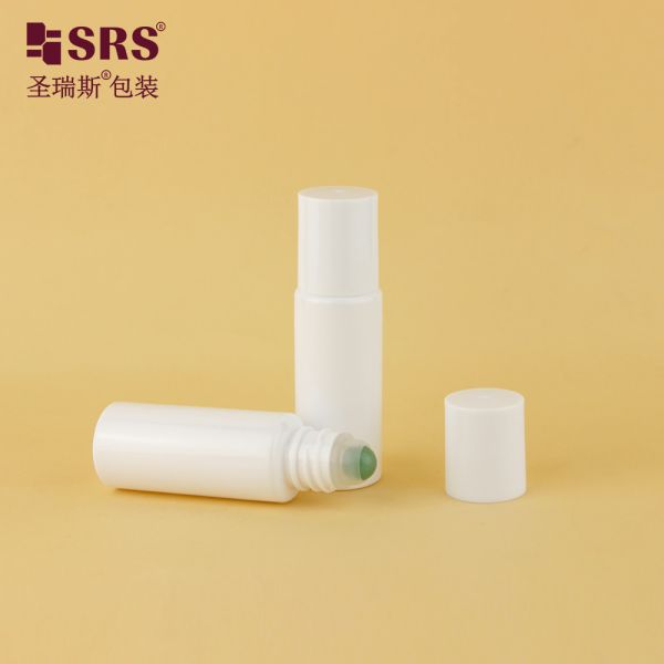 Pocket Size Nude Color Plastic Injection Blowing Custom Solid Color Anti-itch Liquid 15ml Roll Bottle