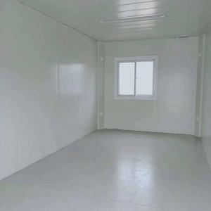 Commercial Flat Pack Container House Rock Wool Sandwich Panel Pre Made Container