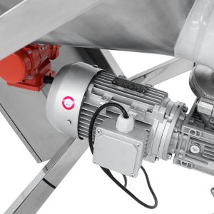 Custom-designed inclined stainless steel screw conveyor, automatic feeding