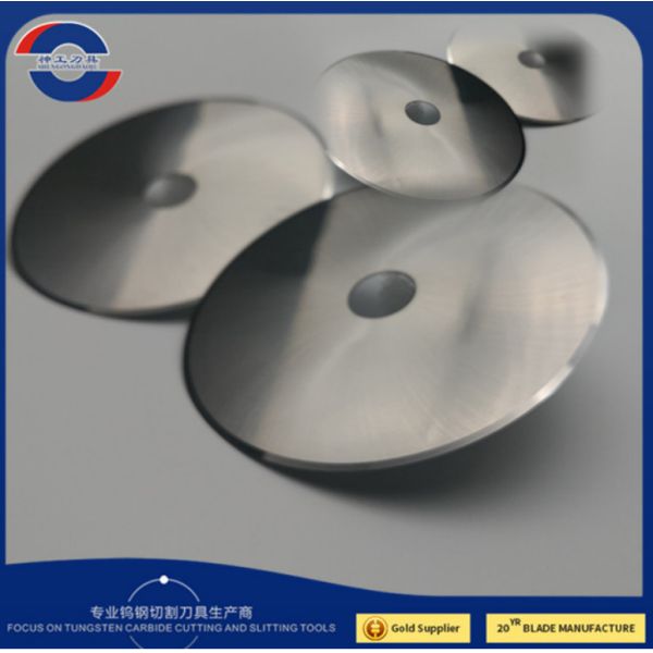 Buy Silver Round Circular Slitting Knife Blades Wear Resistant Durable at wholesale prices